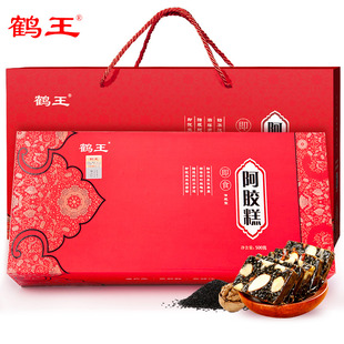 【天猫超市】鹤王阿胶糕礼盒山东即食阿胶固元