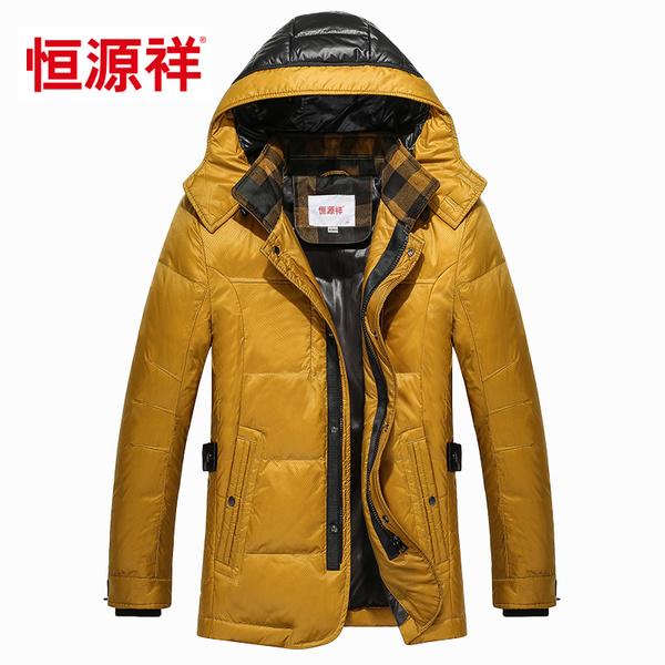 热销男短外套 短款_易购客 羽绒服加厚 恒源祥