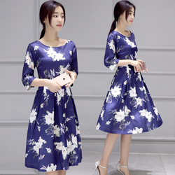 两件套装棉麻连衣裙中长款五分袖外搭开衫防晒