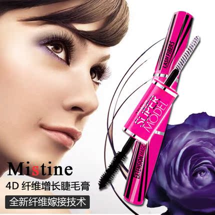 销睫毛增长液 泰国正品 Mistine4D双头睫毛膏眼