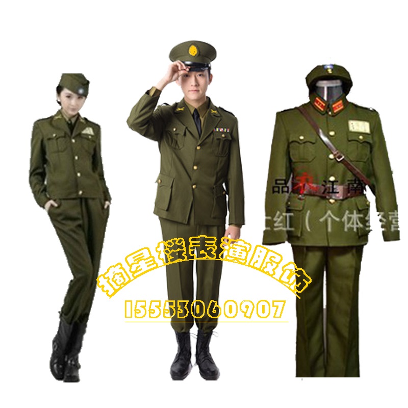 国军军装士兵服装总统府警卫队服装国民党军官服民国影视服装摄影