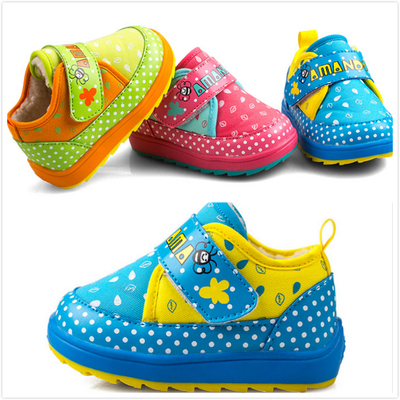 宝宝棉鞋冬季儿童1岁半雪地靴2女童鞋3男童4