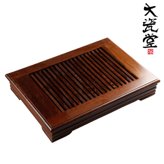 小博古实木茶盘茶具抽屉式排水木制茶盘鸡翅木茶盘大号小号特价