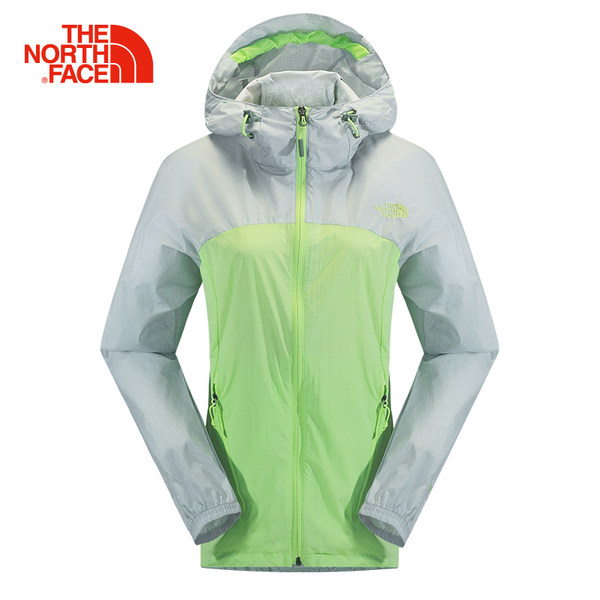 TheNorthFace北面夏季女款防风可打包户外运动防晒衣皮肤衣|CUV9