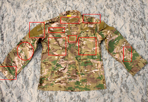 英国mtp'multi-terrain pattern多地形迷彩mtp迷彩套服 斜纹 出口