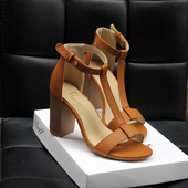 ladies Sexy 粗跟T带 有40码 sandals fashion casual heels women