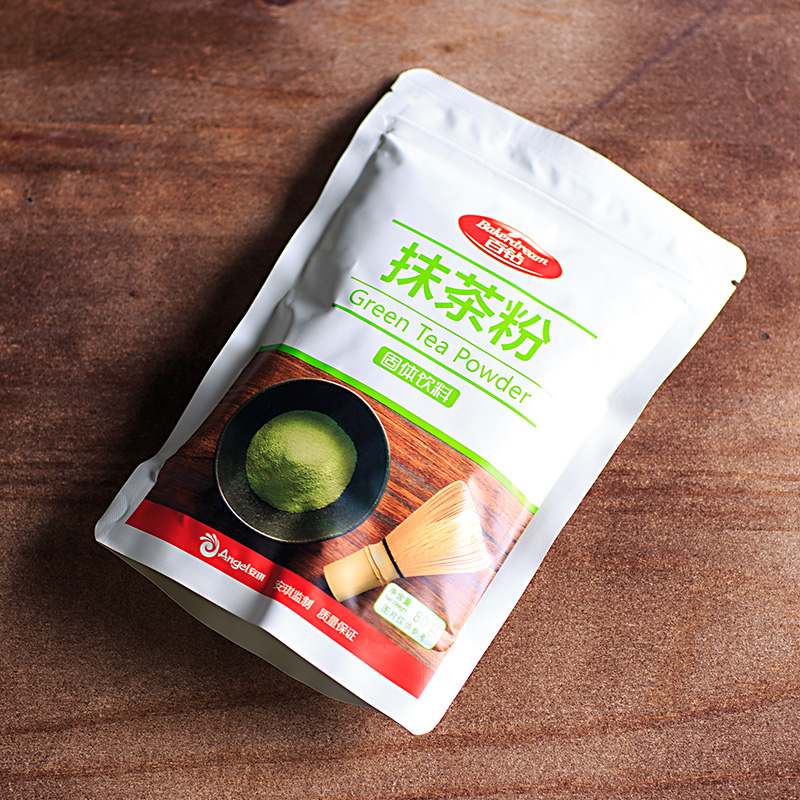 百钻抹茶粉 烘焙食用绿茶粉 抹茶奶茶蛋糕烘培原料80g防潮袋装