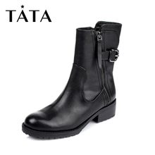 皮里 2LV62RZ5 女中靴2LV62DZ5 清仓 他她冬季专柜 Tata