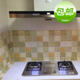 浴室防水贴纸卫生间瓷砖贴墙纸厨房防油墙贴画耐高温自粘pvc壁纸