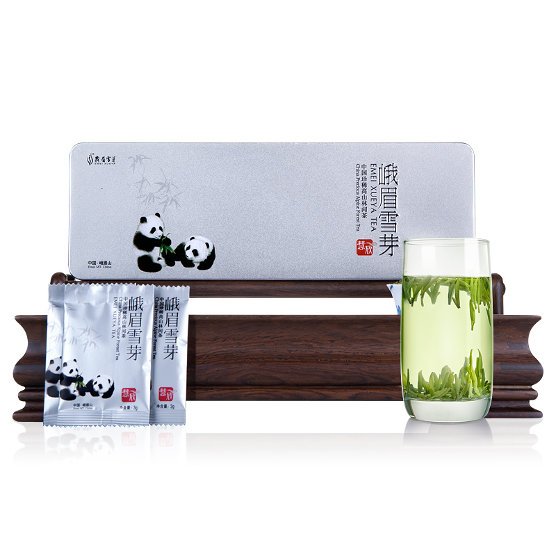 2016新茶峨眉雪芽慧欣108g特级明前春茶雀舌四川绿茶茶叶
