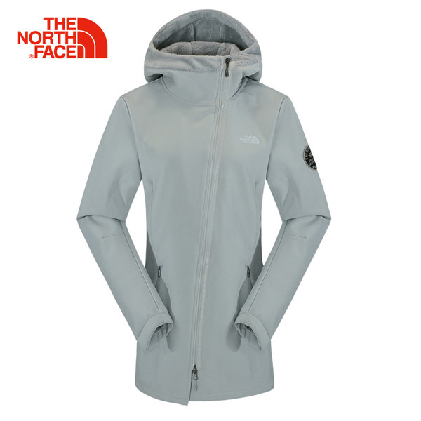 TheNorthFace北面保暖防泼户外休闲水女软壳夹克|2UEE