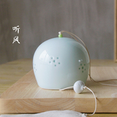 手工陶瓷风铃日式和风挂饰汽车挂件家居装 饰品风铃生日礼物 听风