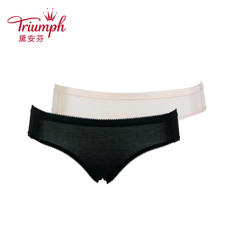 Triumph/黛安芬热力小裤棉质无痕性感舒适女士中腰三角裤C76-625商品大图