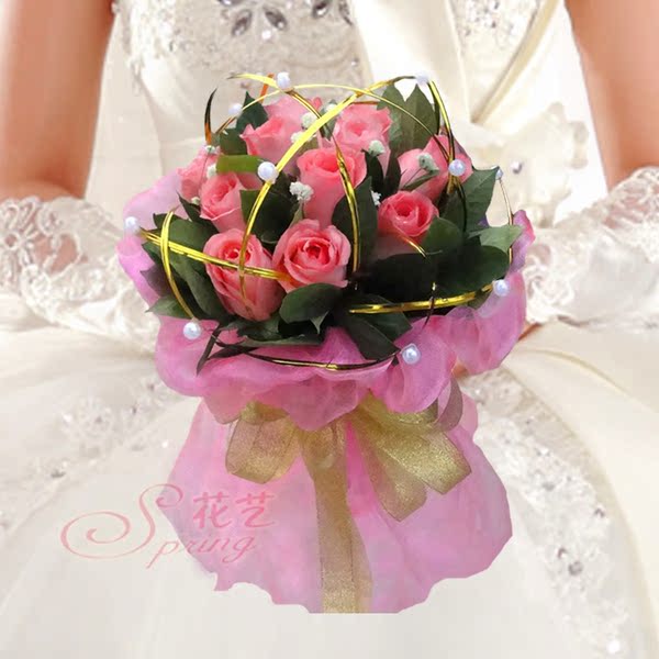 热销婚礼鲜花 西安婚礼鲜花布置新娘手捧花束