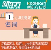 1小时搞定名词 新东方在线英语网络课程视频课件