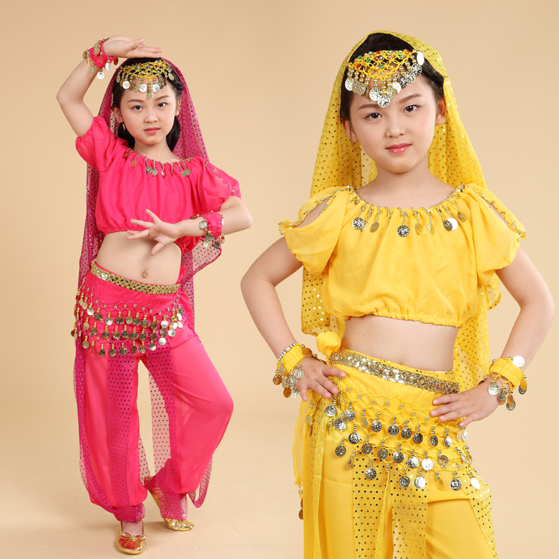 正品[儿童印度舞蹈服装]儿童舞蹈印度舞服装评