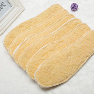 10双装 仿羊羔绒保暖鞋垫