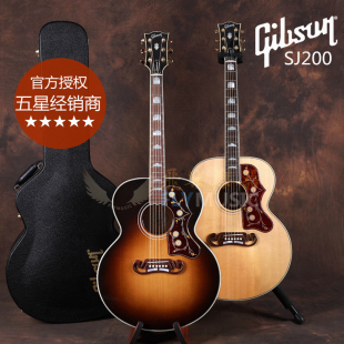 吉他 吉普森gibson j200 sj200 standard 全单电箱木吉他 2016 2017