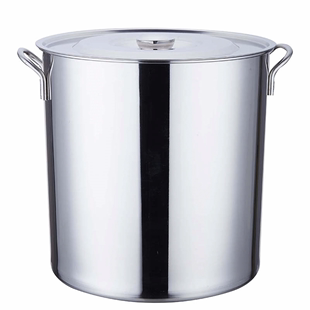 不锈钢桶水桶带盖60大桶加厚80cm55定做70圆桶汤桶商用特价汤桶
