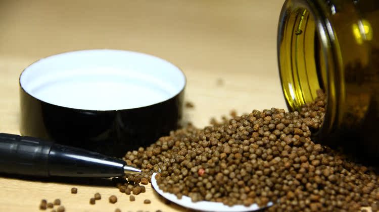 高端斗鱼成鱼饲料适口特小粒高蛋白小林自制国