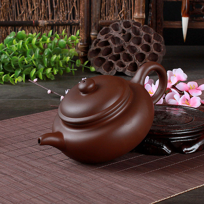 宜兴纯手工紫砂壶 陶瓷茶具 仿古壶紫砂茶壶 功夫茶具套装220ml