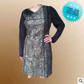 显瘦气质大码 长袖 连衣裙 凯诗琦2014新款 女装 时尚 专柜正品 修身 秋装