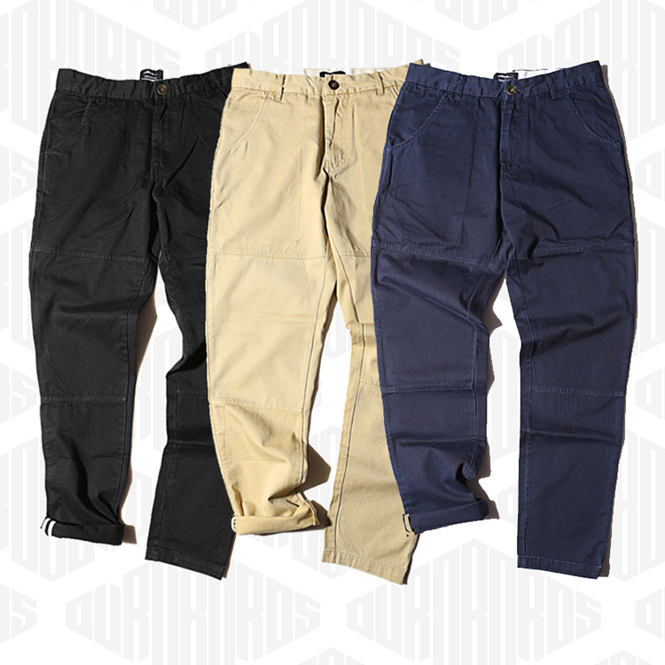 三色现货 ouroboros hemming pants 专业剪裁 包边裤 工装休闲裤