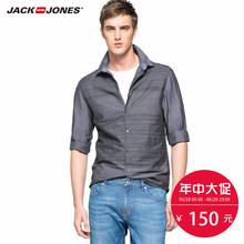 216131012 衬衫 JackJones杰克琼斯男印花七分袖