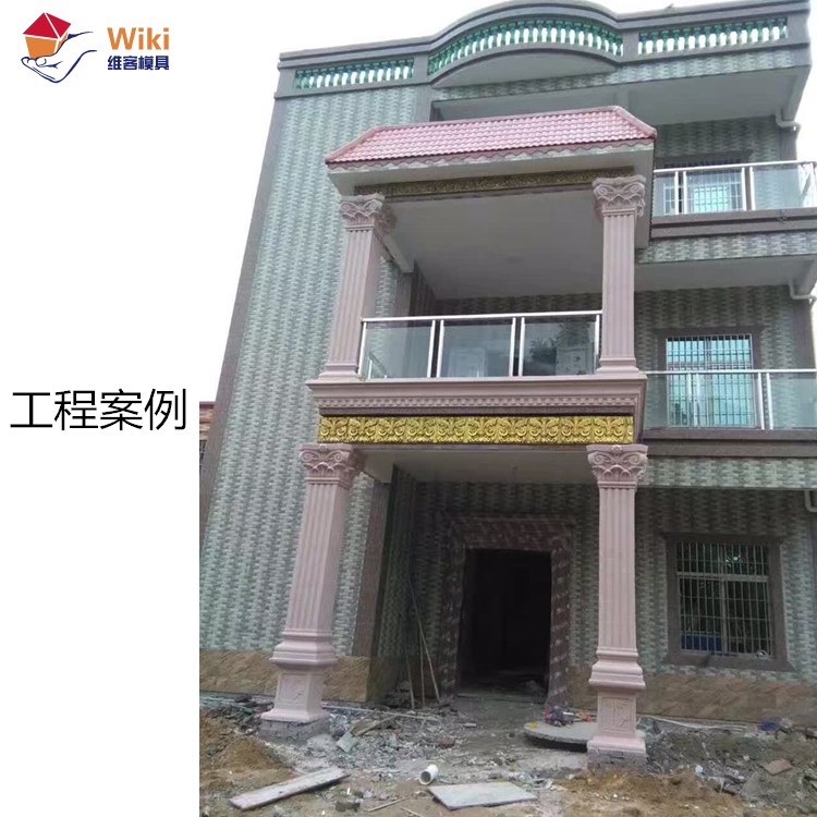 欧式罗马柱窗套模具别墅圆型窗户外墙装饰水泥现浇厂家直销弧形拱