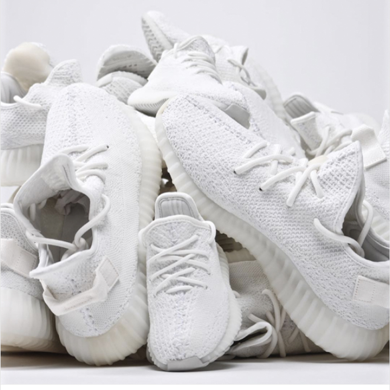 阿迪达斯yeezy 350 v2 cream white纯白侃爷椰子运动鞋cp-9366