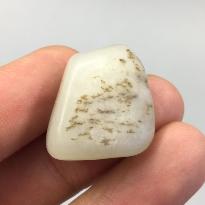 《籽说》新疆和田玉草花皮白玉籽料原石9.3克挂件/吊坠籽/手链籽