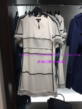 意大利 折扣村代购 burberry博伯利 16年走秀款 女士中长款连衣裙