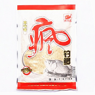 特价正品钓鱼王疯钓鲫1号1# 本味香120g 120克 鲫鱼饵 饵料