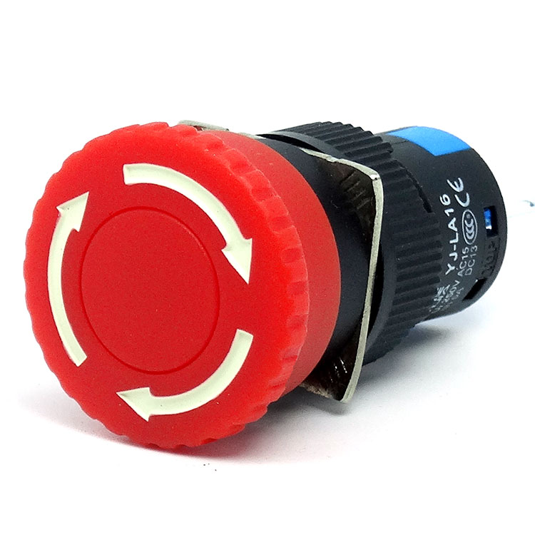 正品一佳 yj139 la16 11zs 急停按钮开关 紧急制动开关16mm1开1闭