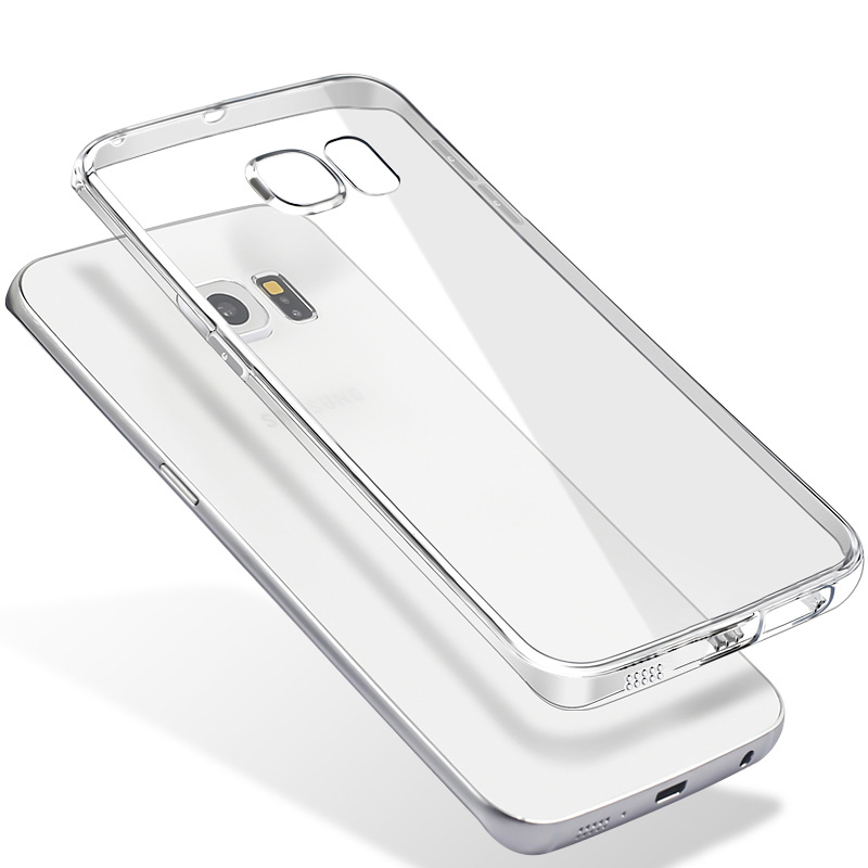 三星s6edge plus手机壳透明超薄软壳g9280曲屏g9250保护套5.7寸s7