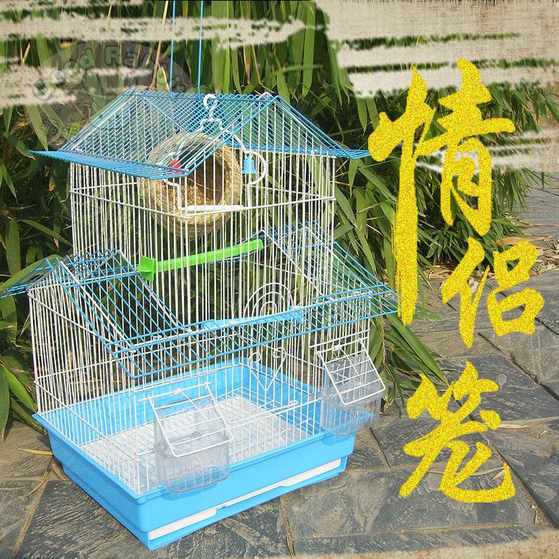 新品包邮鸟笼子牡丹笼虎皮鹦鹉笼文鸟金属笼珍珠鸟笼八哥大号鸟笼