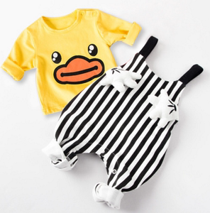 婴儿吊带背心连体衣