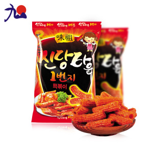 韩国进口九日牌辣炒年糕条100g