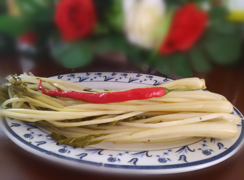 湖北广水特产高长杆白菜腌菜酸白菜箭杆白菜水盐菜水腌菜5斤包邮