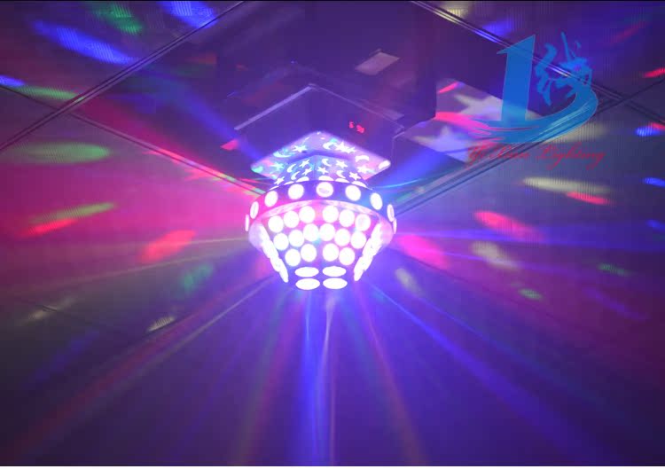 一线灯光 led图案旋转魔球宇宙ktv包房效果灯酒吧舞厅