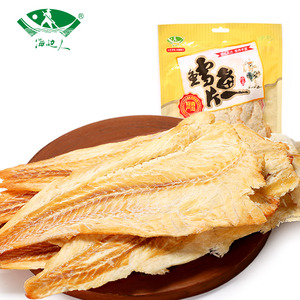 海边人烤鳕鱼片250g