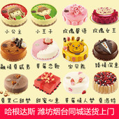 烟台市潍坊市哈根达斯冰淇淋生日蛋糕同城配送 速递 送货上门多款