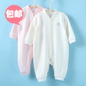 英S面料新生儿0-3-6个月爬服婴儿春秋季新款全棉哈衣连体衣爬服