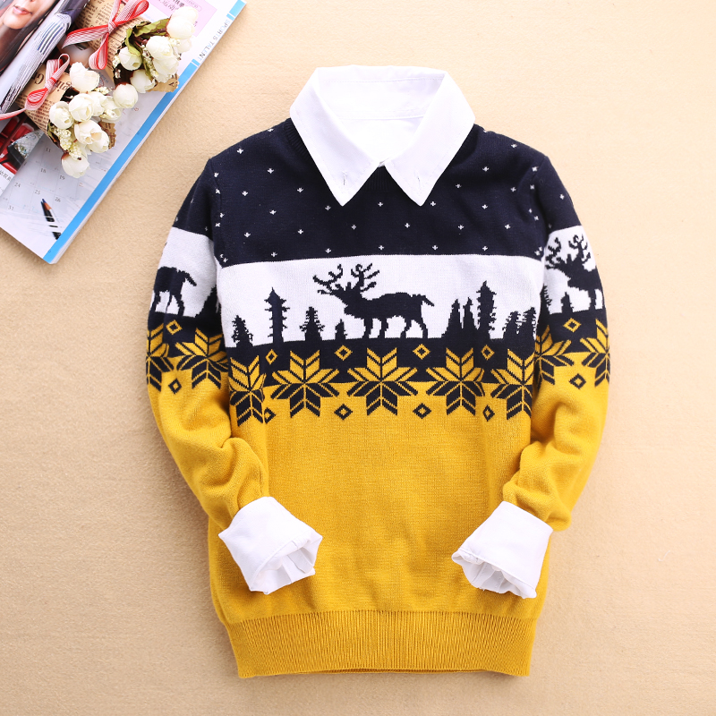 正品[儿童毛衣男]手工编织男儿童毛衣评测 男儿