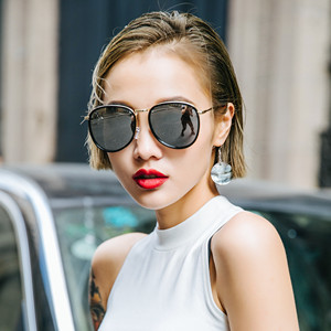 复古太阳镜女