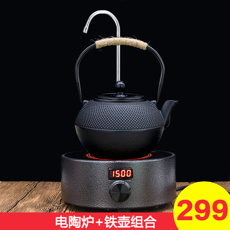 铁壶日本进口工艺泡茶茶具电陶炉铸铁壶老铁壶纯手工铁茶壶生铁壶
