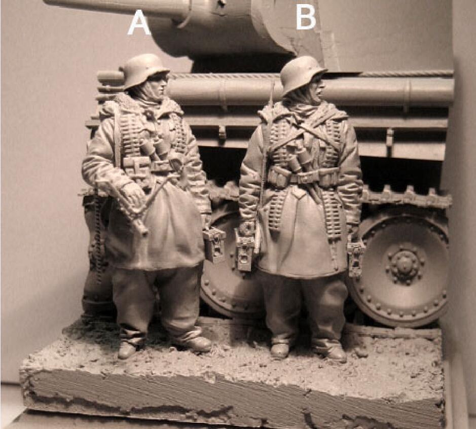 恒辉满额包邮 威龙 兵人模型 6095 1/35二战德党卫军骷髅师(1945)