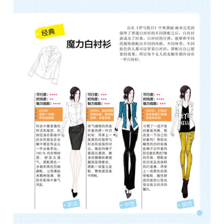 职场女性读物 服装设计基础理论 穿衣之道 女子服饰搭配秘笈技巧商务