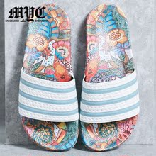 运动拖鞋 花卉 沙滩鞋 BB5103 BB5100 阿迪达斯 ADILETTE MYC