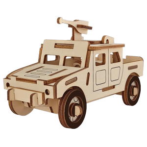 儿童DIY木质3D立体拼图手工玩具